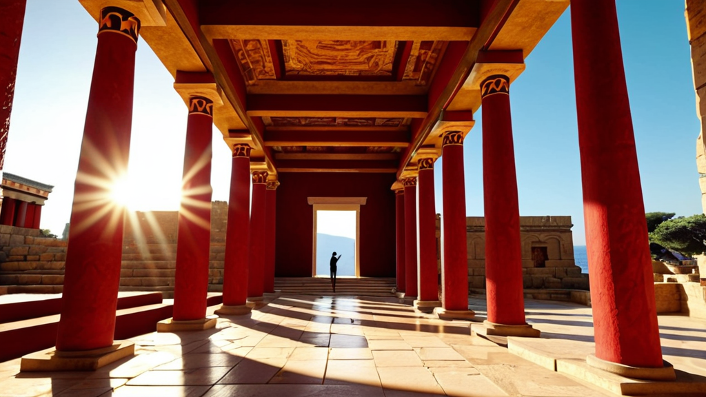 Ancient Minoan palace ruins